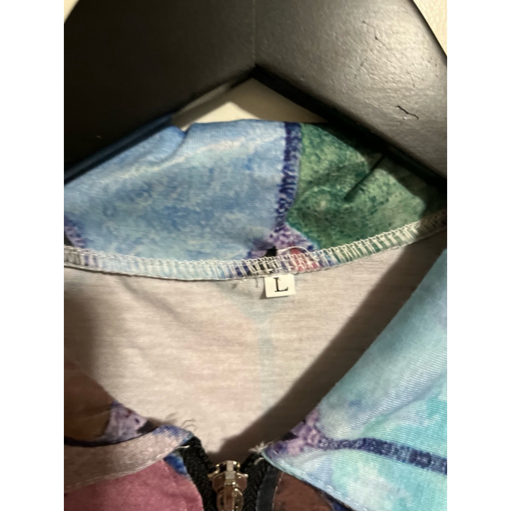 2 for $10 special☀️ Women's Unbranded Multi Color Pullover Top Size L - Picture 7 of 7